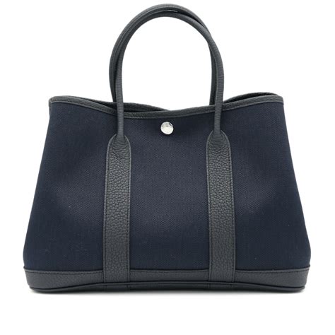 Hermès Bleu Indigo Negonda Garden Party 30 TPM 